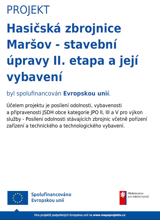 Dotace na&nbsp;hasičskou zbrojnici 